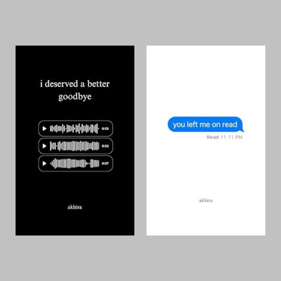 I Deserved a Better Goodbye + you left me on read (English, Paperback, Akhira) - I deserve better good by + you left me on read(Paperback, Akhira) I Deserved a Better Goodbye + you left me on read (English, Paperback, Akhira) - I deserve better good by + you left me on read(Paperback, Akhira)