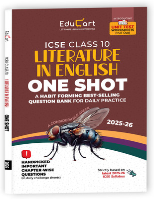 Educart ICSE Class 10 One-shot Question Bank 2026 English Litreature (strictly for 2025-26 boards)(Paperback, Sir Tarun Rupani, Educart)
