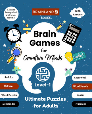Brain Games for Creative Minds - Ultimate Puzzles for Adults - Level 1(English, Paperback, Tripathi Divyanshu)