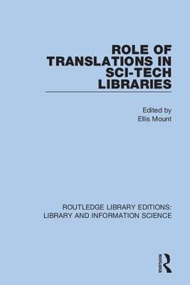 Role of Translations in Sci-Tech Libraries(English, Paperback, unknown)