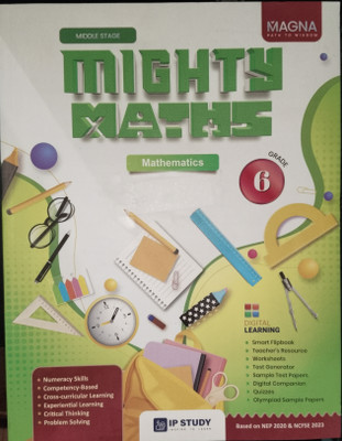 Mighty Maths Mathematics Grade 6(Paperback, Sagar Walia, Arvind Kumar Singh, Sarita Madwal Kargeti)