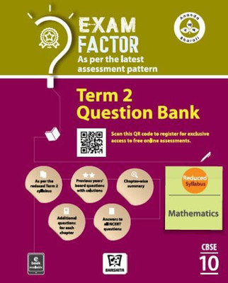 Ananda Bharati Publishers Exam Factor Term 2 Question bank (CBSE 10 Mathematics)(Paperback, Bhashita Educational Services)