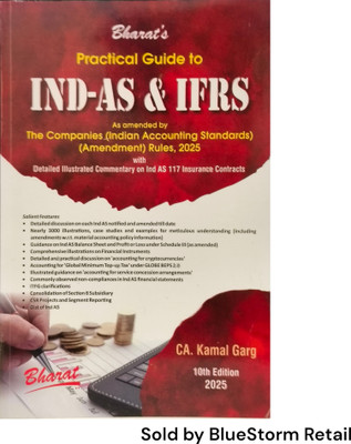 Practical Guide to Ind AS & IFRS | Bharat Law House Pvt. Ltd.(Paperback, CA. Kamal Garg)