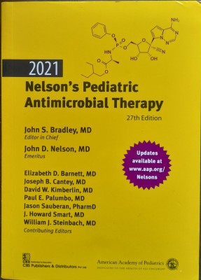 2021 NELSON'S PEDIATRIC ANTIMICROBIAL THERAPY(Softcover, John s Bradley)