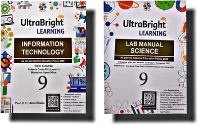 ULTRA BRIGHT INFORMATION TECHNOLOGY & LAB MANUAL SCIENCE 9th CLASS COM. SET 2 BOOKS(Paperback, Deepu Prakashan)
