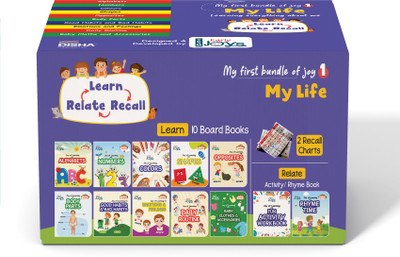Disha Premium Gift Box Set for 1 - 5 Year Kids/ Children - Early Joys - My First Bundle of Joy 1 - MY LIFE | Learn, Recall, Relate | 10 Board, 2 Activity Books & 2 Charts in a Utility Box | Mini Library(Paperback, Team Early Joys)