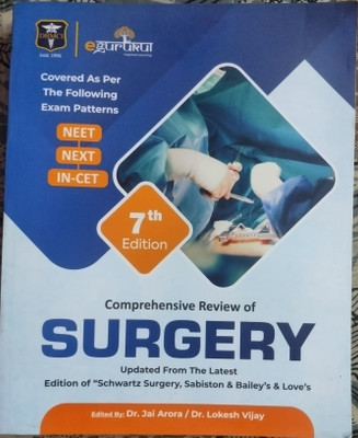 Comprehensive review of surgery (used book)(Paperback, Dr.jai arora, Dr.lokesh vijay)