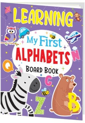 Hello Friend Books Learning My First Alphabets- Illustrated Board Book For Kids(Hardcover, Hello Friend Books)