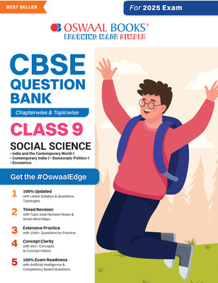 CBSE Question Bank Chapterwise and Topicwise SOLVED PAPERS_Class 9_Social Science_For Exam 2024-25(English, Book, Oswaal Editorial Board)