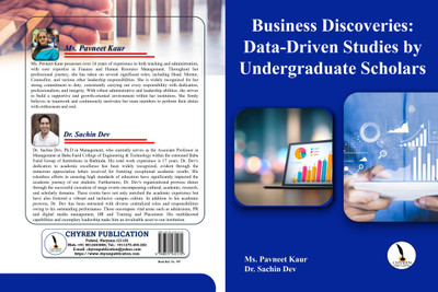 Business Discoveries Data-Driven Studies by Undergraduate Scholars - B5 Size(Paperback, Ms. Pavneet Kaur, Dr. Sachin Dev)