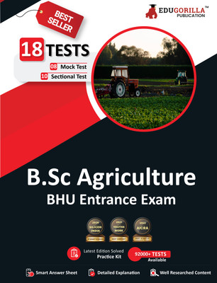 EduGorilla B.Sc Agriculture Entrance Exam  - 1900+ Solved Questions (8 Mock Tests + 10 Sectional Tests) | Free Access to Online Tests(English, Paperback, Edugorilla Prep Experts)