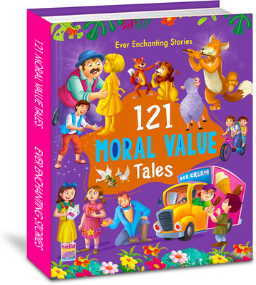 121 MORAL VALUE TALES BOOK 64PP (Edition01)  - Illustrated Story Books for Kids and Childrens - Bedtime Short Stories with Colourful Pictures in English - Ages 3+ Years(English, Hardcover, unknown)