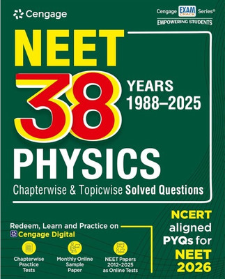 38 Years 1988-2025 Neet Pyqs: Physics (Edition1)(English, Paperback, unknown)