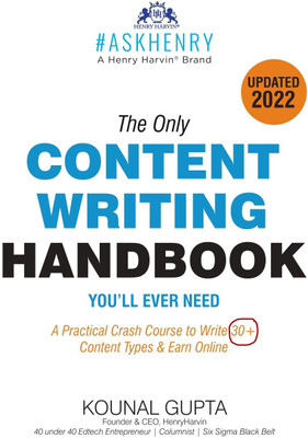 The Only CONTENT WRITING HANDBOOK You'll Ever Need  - The Only CONTENT WRITING HANDBOOK with 20 Disc(Paperback, Kounal Gupta)