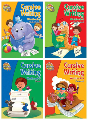 Creative Writing Workbooks for Kids: Language Arts | Composition | Early Writing Skills | Handwriting Practice | Literacy and Language | Level 1 To 4(Paperback, Om Books Editorial Team)