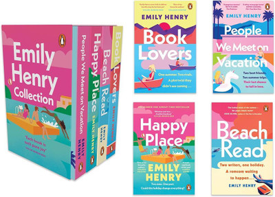 EMILY HENRY 4 BOOKS BOXSET: Beach Read, People We Meet on Vacation, Book Lovers, & Happy Place(Paperback, Emily Henry)
