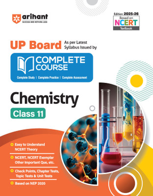 Arihant UP Board Chemistry Class 11 Exam 2025-26 | NCERT Based Complete Course | Chapterwise Theory, Exemplar, Checkpoints, Unit Tests & Practice Questions | English Medium(Paperback, Krishan Pratap Singh, Ravina Chaudhary)