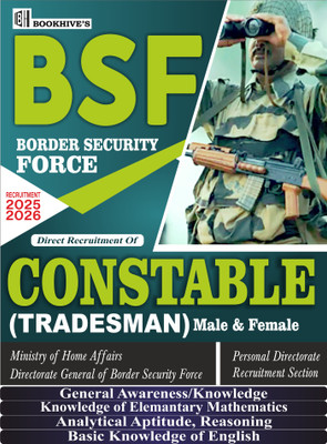 BSF Constable (Tradesman) Male and Female 2025-2026 (Set of 4 Books)  - BSF Constable 2025(Paperback, CHETAN SAKHUJA)