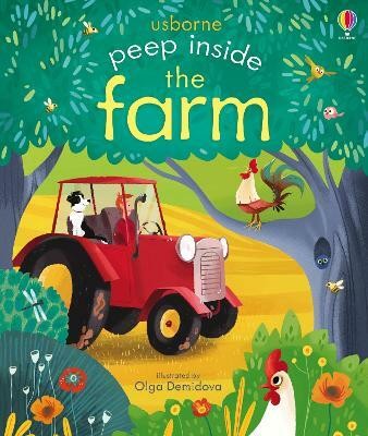 Peek Inside the Farm(English, Board book, Milbourne Anna)