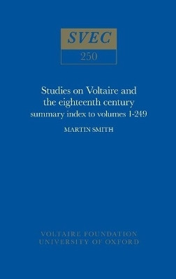 Summary Index to Volumes 1-249 1989(English, Hardcover, Smith Martin)