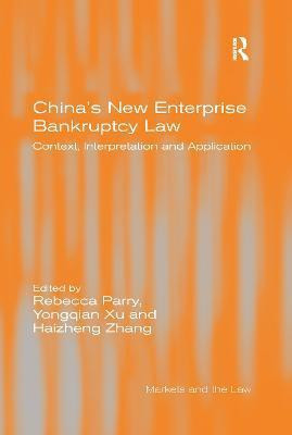 China's New Enterprise Bankruptcy Law(English, Paperback, Xu Yongqian)