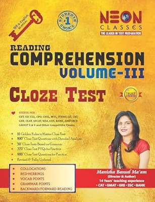 Cloze Test  - CLOZE TEST (Fully Revised) for SSC, Bank Exams & Other Competitive Exams(English, Paperback, Manisha Bansal)