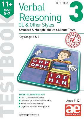11+ Verbal Reasoning Year 5-7 GL & Other Styles Testbook 3(English, Paperback, Curran Stephen C.)