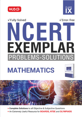 MTG NCERT Exemplar Problem Solutions Mathematics Class 9 - Complete Solution to all Objective & Subjective Questions(Paperback, MTG Editorial Board)