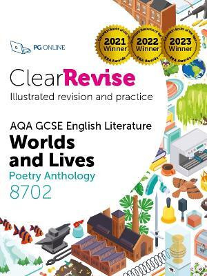 ClearRevise AQA GCSE English Literature 8702; Worlds and Lives Poetry Anthology(English, Paperback, PG Online)