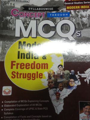 General Studies Series Concept Through Mcqs Modern India & Freedom Struggle For Upsc & State Pcs(English Medium)(4667)(Hindi, Hardcover, unknown)