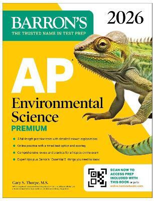 AP Environmental Science Premium, 2026: Prep Book With 5 Practice Tests + Comprehensive Review + Online Practice(English, Paperback, Barron's Educational Series Gary S.)
