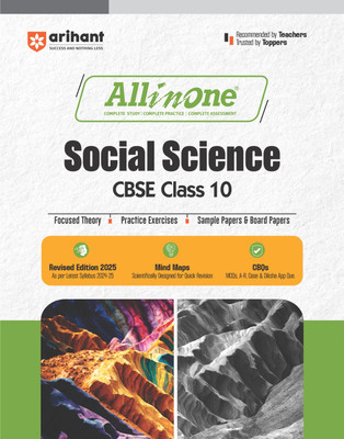 All In One Social Science CBSE Class 10th Based On Latest NCERT For CBSE Exams 2025 | Mind map in each chapter | Clear & Concise Theory | Intex & Chapter Exercises | Sample Question Papers(English, Paperback, Arora Kriti)