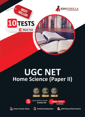 UGC NET Home Science (Paper II)  - 2024 - Concerned Subject : Paper II (English Edition) - 10 Mock Tests (1000 Solved Questions) with Free Access to Online Tests(English, Paperback, Edugorilla Prep Experts)