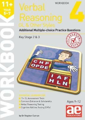 11+ Verbal Reasoning Year 5-7 GL & Other Styles Workbook 4(English, Paperback, Curran Stephen C.)