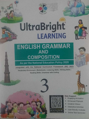 UltraBright LEARNING ENGLISH GRAMMAR AND COMPOSITION CLASS - 3 ( DEEPU PRAKASHAN )(Paperback, MS. Anindita Roy)