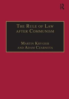 The Rule of Law after Communism(English, Hardcover, Krygier Martin)
