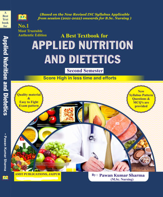 A Best Text book for APPLIED NUTRITION AND DIETETICS Second Semester(Paperback, Pawan Kumar Sharma)