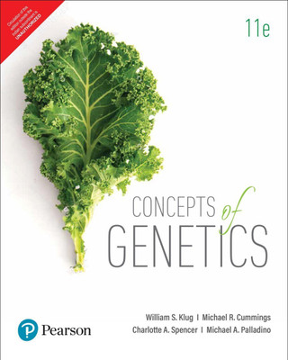 Concepts of Genetics | Eleventh Edition | By Pearson(English, Paperback, Michael A. Palladino, William S. Klug, Charlotte A. Spencer, Michael R. Cummings, Darrell Killian)