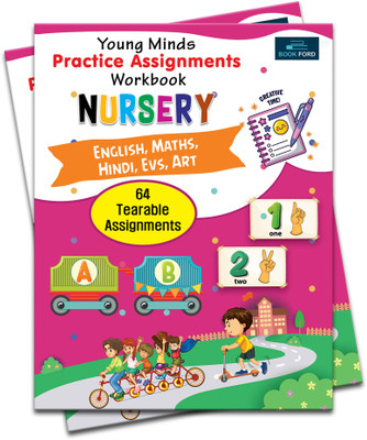 Young Minds Practice Assignments Workbook - Nursery Books For Kids(Paperback, BOOKFORD PUBLICATIONS PVT. LTD.)