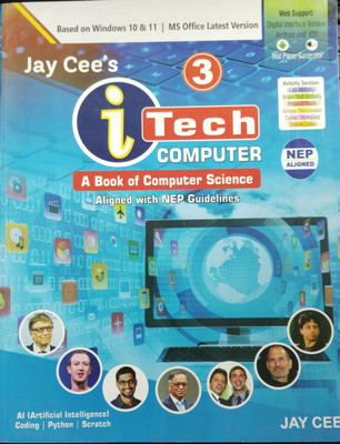 Jay Cee's I Tech Computer A Book of Computer Science 3(Paperback, Jay Cee's)