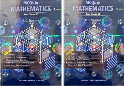 Mathematics For Class 10 with MCQs (Set of 2 Books) - CBSE - Examination - 2025-26(Paperback, R.D. Sharma)