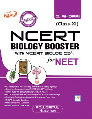 Ncert Biology Booster for Class 11 (Edition2023)(English, Hardcover, unknown)