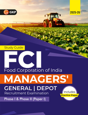 GKP FCI 2025 : Managers' Phase I & Phase II (Paper 1) - General| Depot - Guide (Sections: General English, Quantitative Aptitude, Data Interpretation, Logical Reasoning, Non-Verbal Reasoning, Computer Awareness, and General Knowledge including the latest Current Affairs section)(Paperback, G.K. Publ GKP FCI 2025 : Managers' Phase I & Phase II (Paper 1) - General| Depot - Guide (Sections: General English, Quantitative Aptitude, Data Interpretation, Logical Reasoning, Non-Verbal Reasoning, Computer Awareness, and General Knowledge including the latest Current Affairs section)(Paperback, G.K. Publ