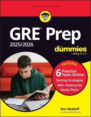 GRE Prep 2025/2026 For Dummies(English, Paperback, Woldoff Ron)