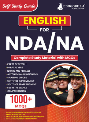 Nda : English  - 2024 | National Defence Academy, Naval Academy Defence Entrance Exam - Theory and Practice Tests for Complete Preparation(English, Hardcover, unknown)