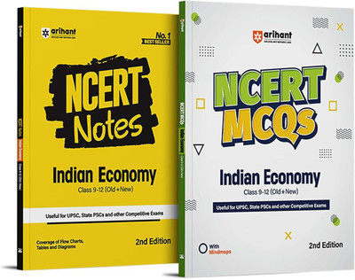 Arihant NCERT Notes and MCQs Indian Economy Book Class 9 to 12 (Old & New) | 2nd Edition,For UPSC, State PSCs, SSC, NDA and Other Competitive Exams | With Mindmaps | English Medium(English, Hardcover, unknown)