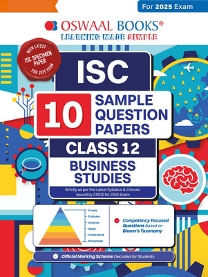 Oswaal Isc | 10 Sample Question Papers | Class 12 | Business Studies ((English, Hardcover, unknown)