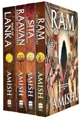 Ram Chandra Series 4 Books Collection Set (Ram, Sita, Raavan & War of Lanka)(Paperback, Amish Tripathi)