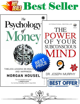 The Psychology of Money ( Morgan Housel ) + The Power of Your Subconcious Mind ( Dr. Joseph Murphy ) - Combo Pack of 02 English Books for Sellf Help and Personal(Paperback, Morgan Housel, Joseph Murphy) The Psychology of Money ( Morgan Housel ) + The Power of Your Subconcious Mind ( Dr. Joseph Murphy ) - Combo Pack of 02 English Books for Sellf Help and Personal(Paperback, Morgan Housel, Joseph Murphy)