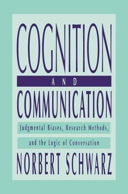 Cognition and Communication(English, Paperback, Schwarz Norbert)